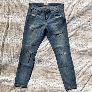 Current Elliot Stiller leopard print destroyed